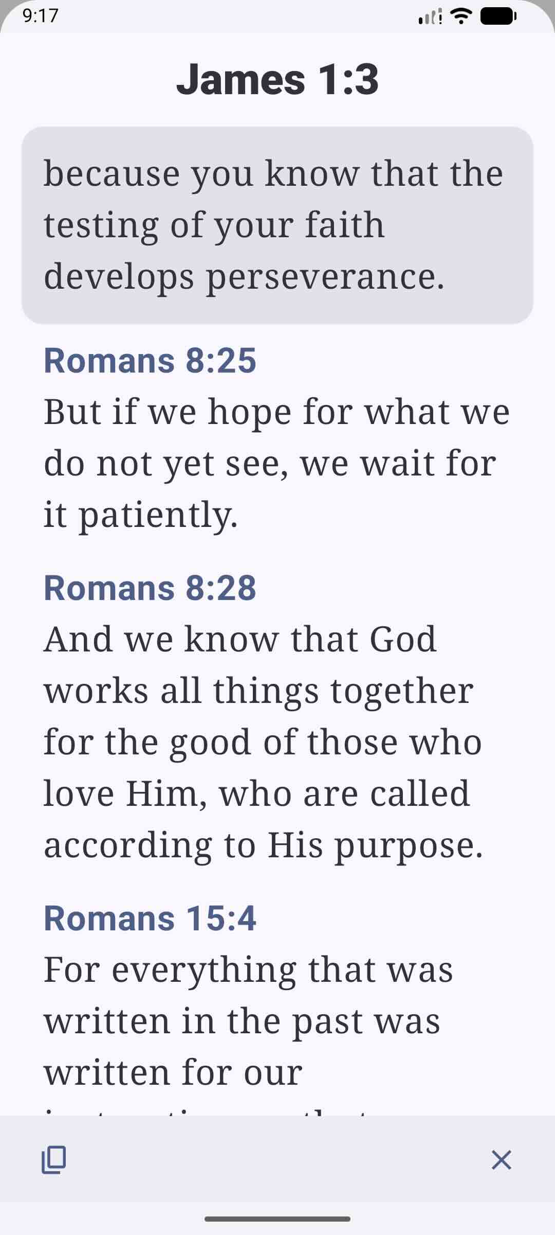 Android cross references